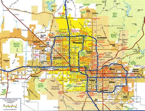 mapquest phoenix az|detailed map of phoenix az.